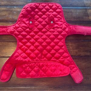 Dog Quilted Red Jacket-Size M